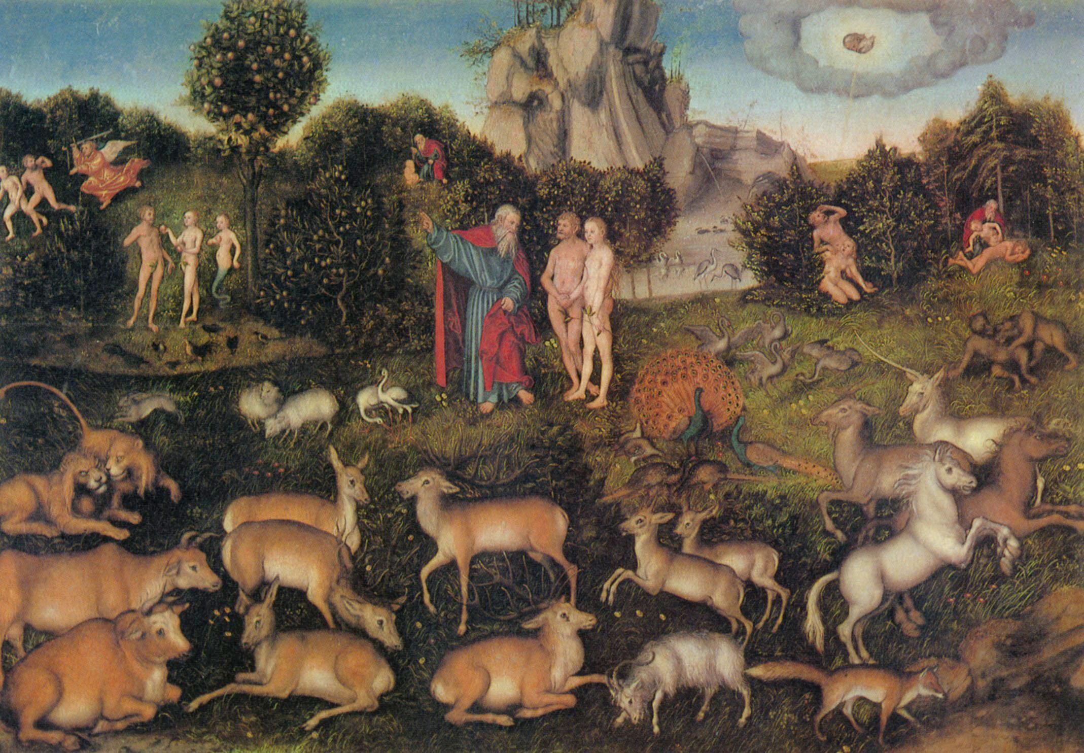 Lukas Cranach d. Ä. Das Paradies, 1530