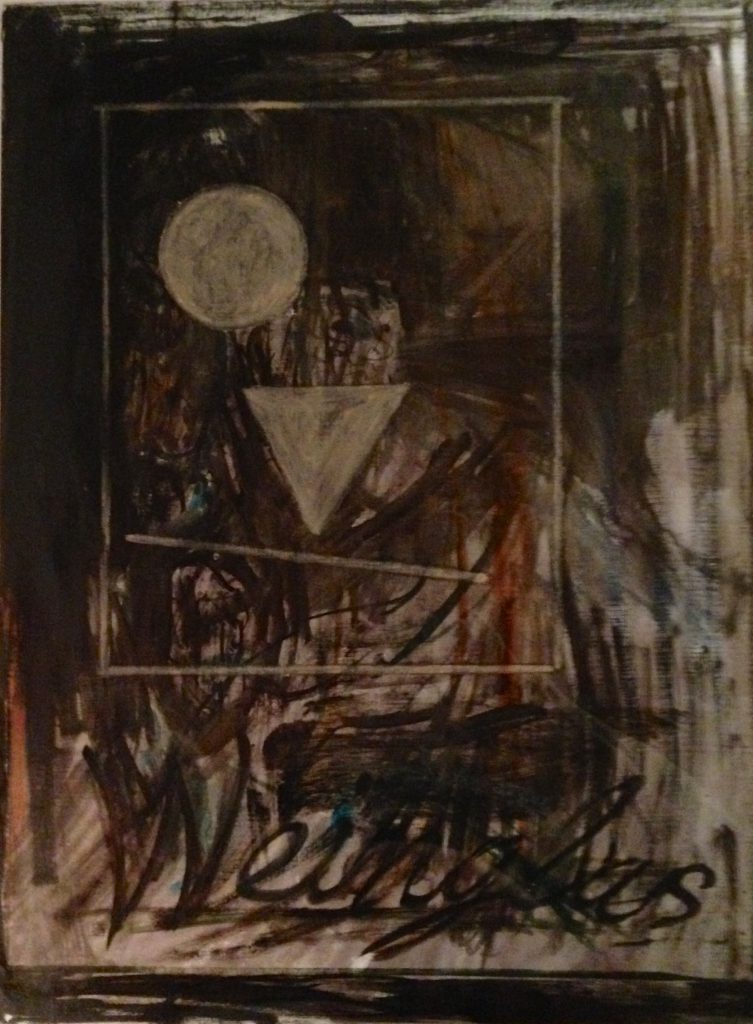 Adrian Buschmann WEINGLAS, 2016Oil on paper, 56 x 42 cm